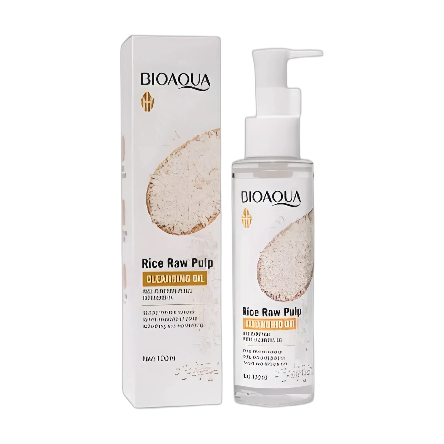 Aceite limpiador facial de arroz Bioaqua