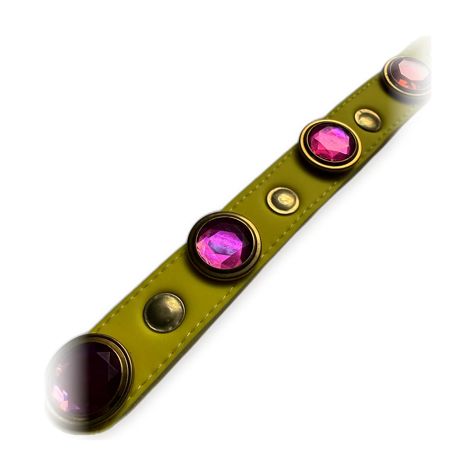 Collar Amarillo Chicle