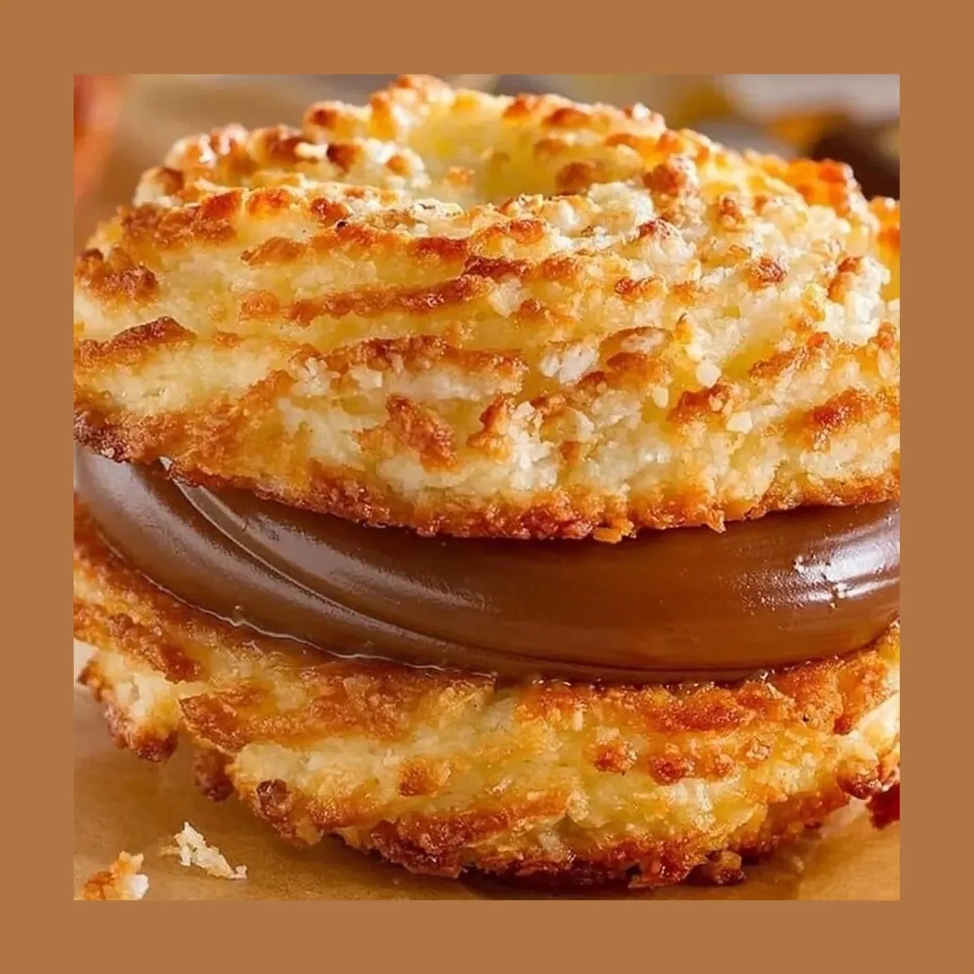 Alfajor de coco y arequipe (imagen 1 de 2)