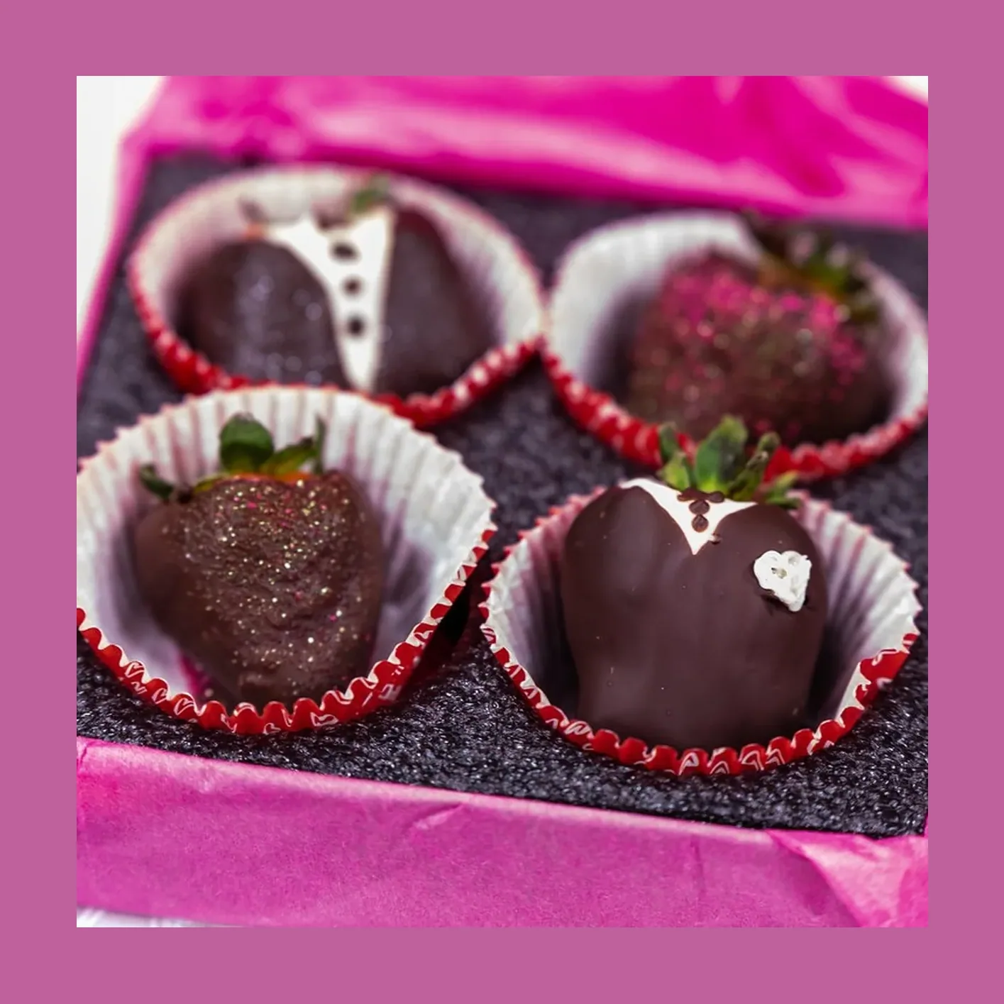 Fresas cubiertas de chocolate